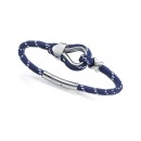 Pulsera Viceroy Fashion 14301P01013 Hombre Acero con nylon azul y blanco