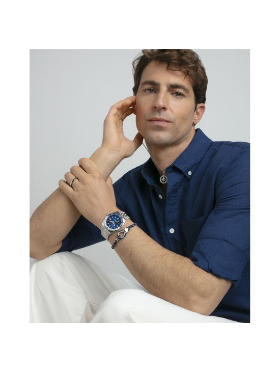 Viceroy Fashion Men's Bracelet 14301P01013 Steel Blue Nylon