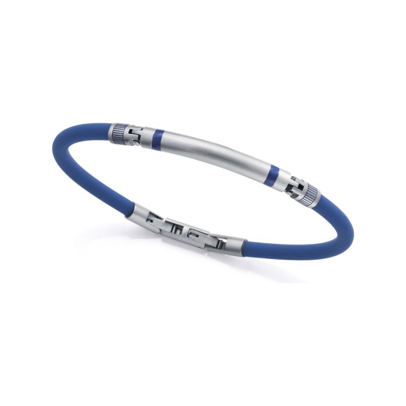 Pulseira Viceroy Fashion 14303P01013 Homem Aço com Silicone Azul