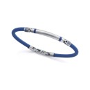 Pulsera Viceroy Fashion 14303P01013 Hombre Acero con silicona azul