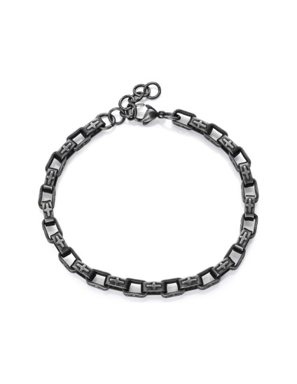 Pulseira Sr Fashion 14304P01000 Homem Aço Envelhecido Prateado