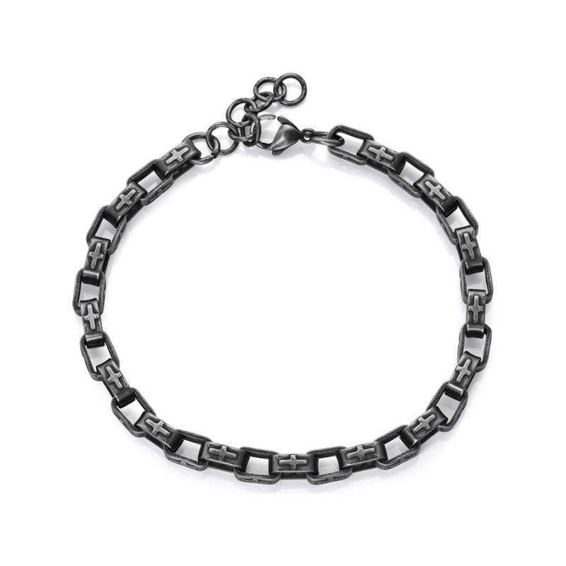 Pulsera Sr Fashion 14304P01000 Hombre Acero envejecido plateado