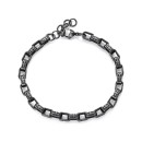 Pulseira Sr Fashion 14304P01000 Homem Aço com acabamento envelhecido prateado