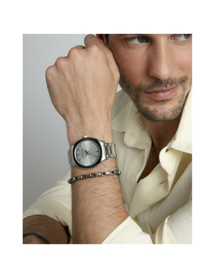 Pulsera Sr Fashion 14304P01000 Hombre Acero envejecido plateado