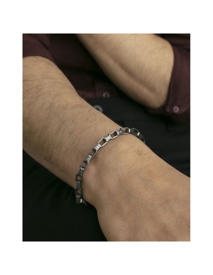 Pulsera Sr Fashion 14304P01000 Hombre Acero envejecido plateado