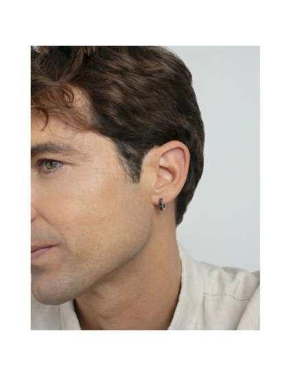 Pendientes Viceroy 14305E01000 Hombre Acero Plateado Brillo