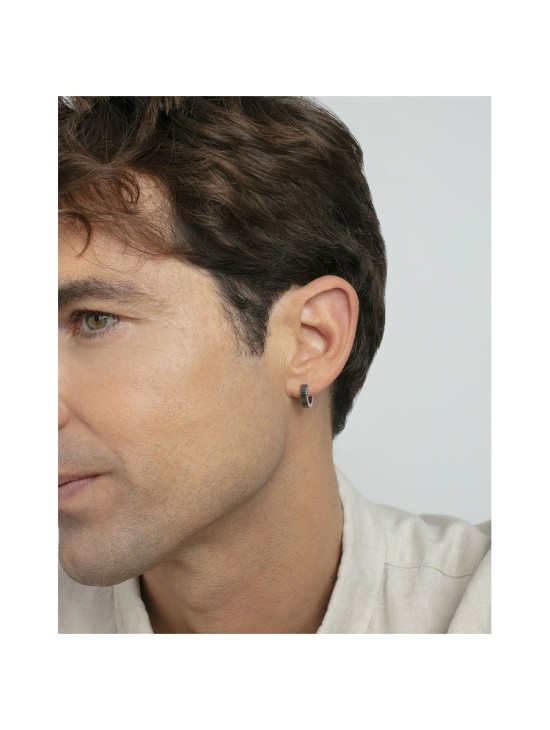 Pendientes Viceroy 14305E01000 Hombre Acero Plateado Brillo