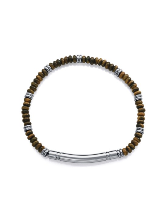 Viceroy 14308P01011 Men's Steel Bracelet with Natural Stones