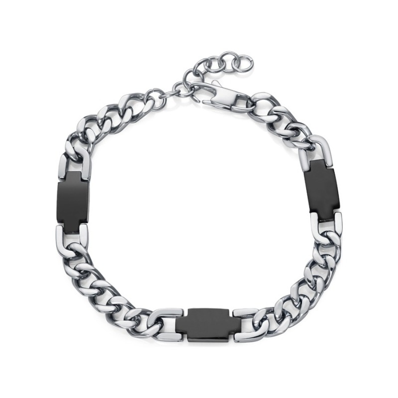 Pulsera Viceroy Fashion 14309P01000 Hombre acero IP negro