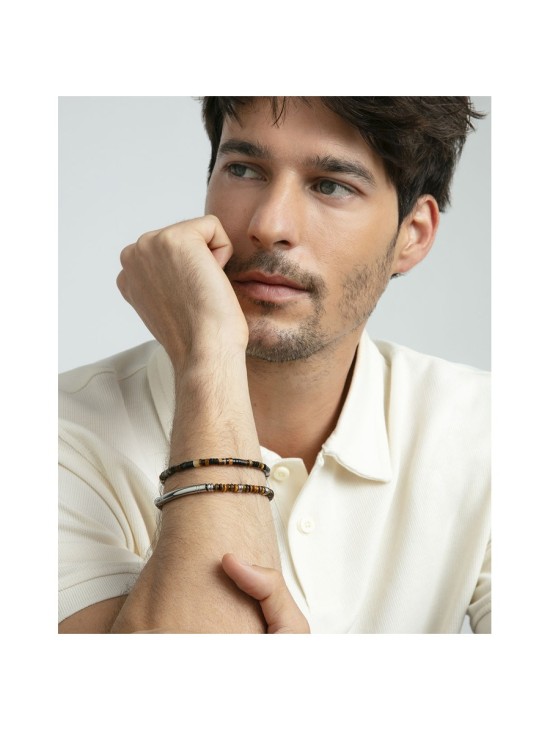 Pulseira Viceroy 14313P01011 Homem Aço com Banho IP Preto