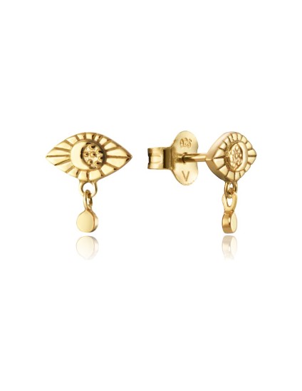 Brincos Viceroy 61007E100-08 Mulher Prata de Lei com banho de ouro
