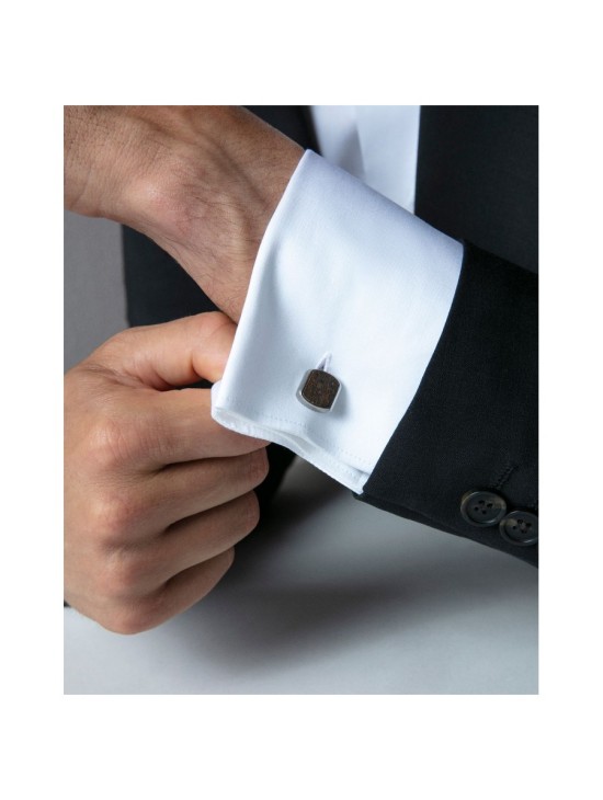 Gemelos Sr Fashion 75376G01011 Hombre Acero Piedra Natural
