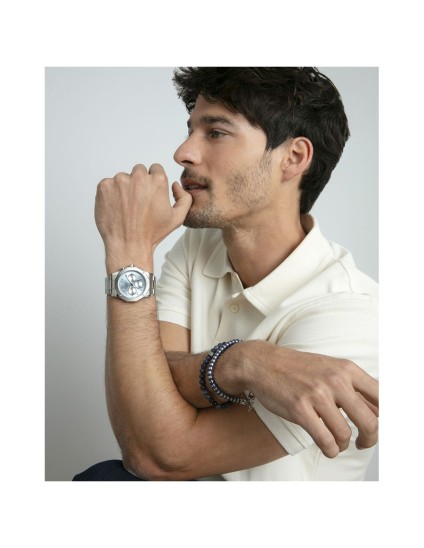 Pulsera Sr Fashion 15178P01000 Hombre Acero con Piedras Naturales