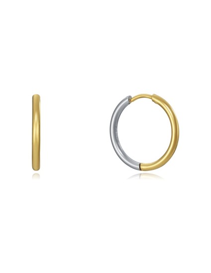 Pendientes Viceroy Air 75316E01012 Mujer Acero bicolor con baño dorado