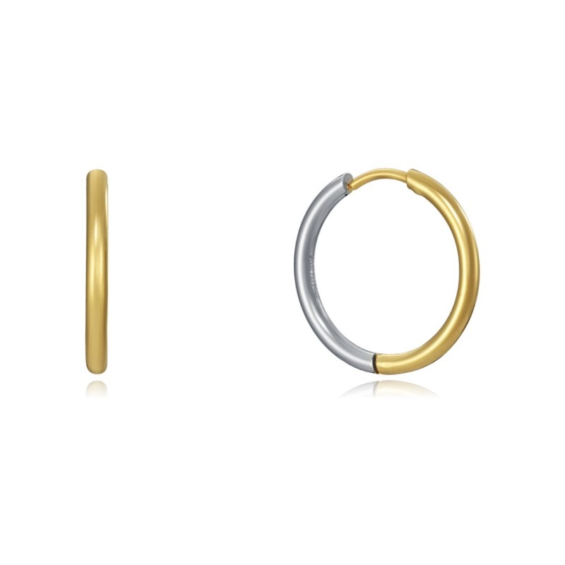 Pendientes Viceroy Air 75316E01012 Mujer Acero bicolor con baño dorado