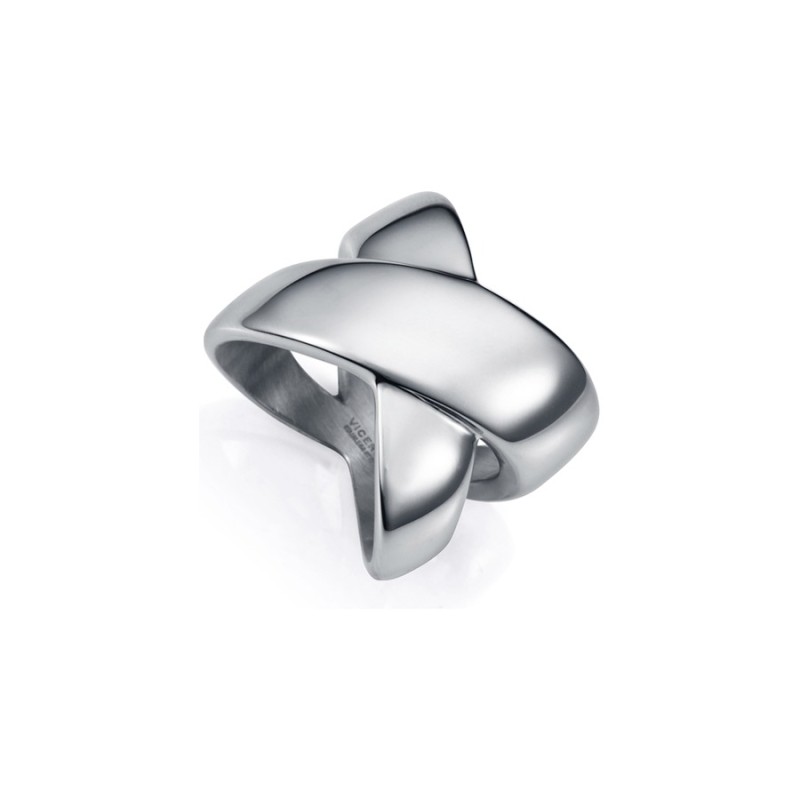 Anillo Viceroy 75374A01200 Mujer Acero Plateado Brillo Moderno