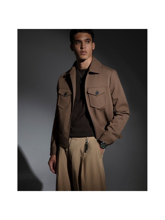 Llavero Sr Fashion 75385L01010 Hombre Acero y piel negra