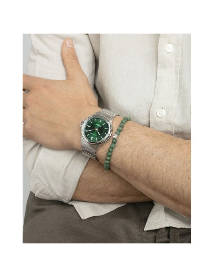 Sr Fashion Men's Bracelet 15178P01016 Steel & Natural Stones