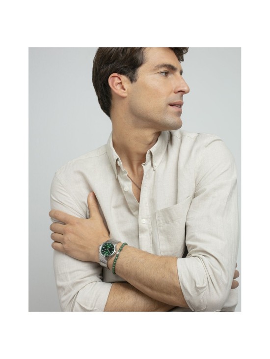 Sr Fashion Men's Bracelet 15178P01016 Steel & Natural Stones