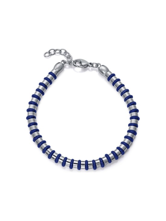 Pulsera Viceroy 15184P01013 Hombre Acero con silicona azul