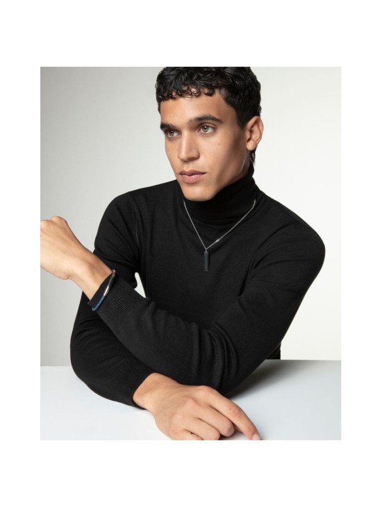 Collar Sr Fashion 15172C01000 hombre acero plateado brillo