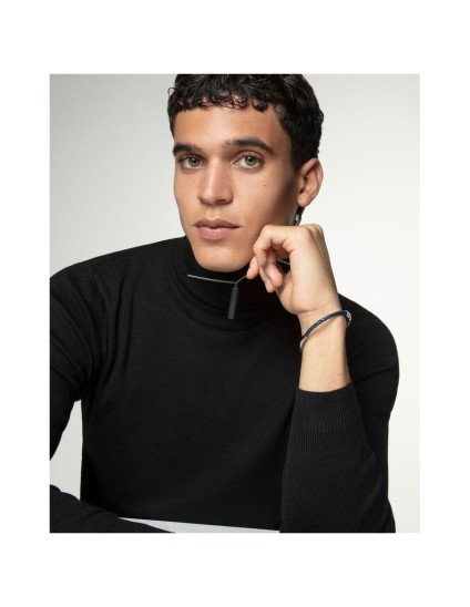 Collar Sr Fashion 15172C01000 hombre acero plateado brillo