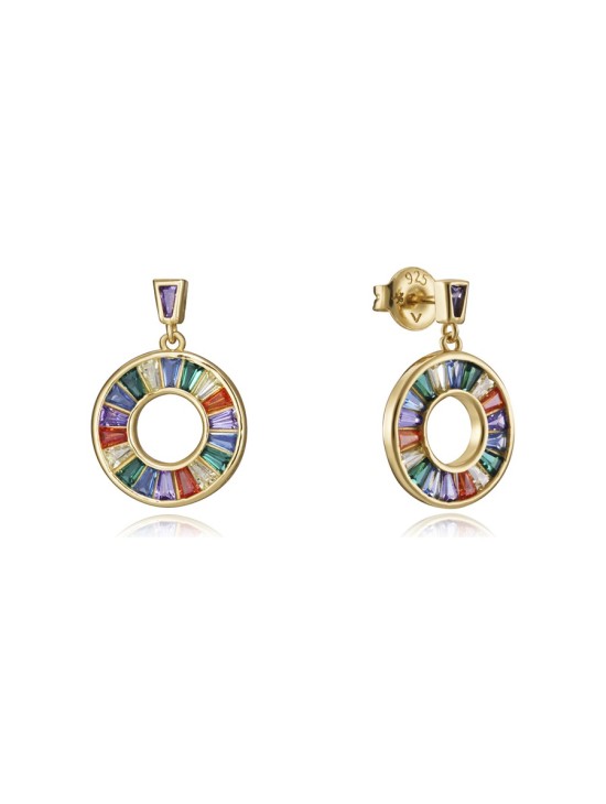 Viceroy Elegant 15115E000-39 Women's Sterling Silver Gold Earrings