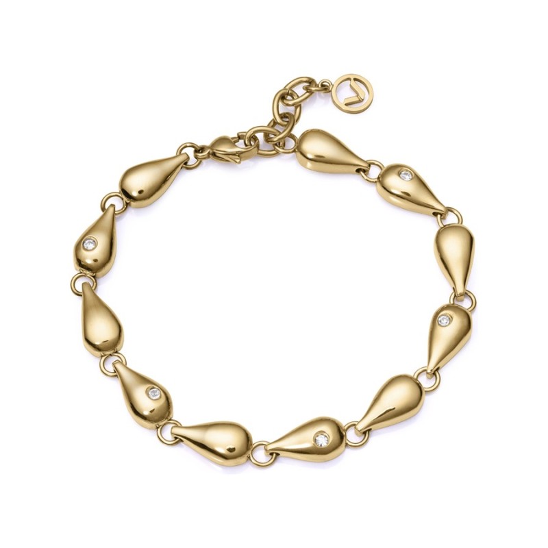 Viceroy 75314P01012 Women's Steel Bracelet with Gold IP Coating