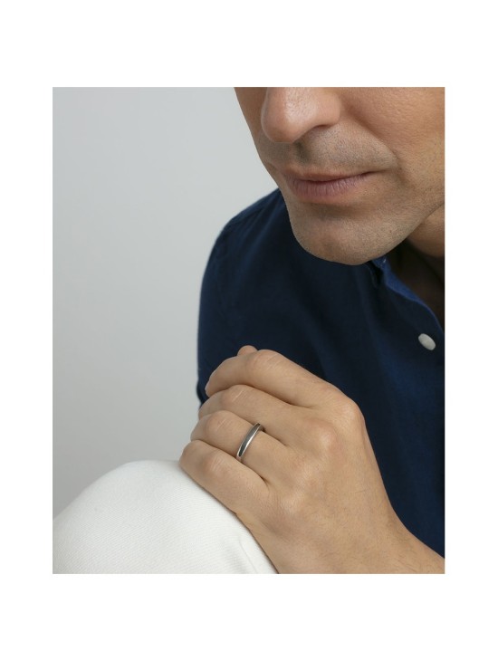 Anillo Viceroy 75406A02400 Hombre Acero Plateado Brillo