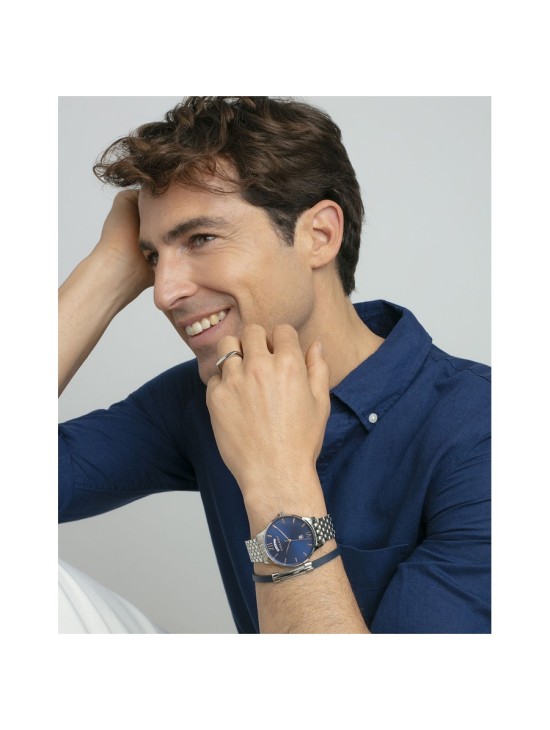 Anillo Viceroy 75406A02400 Hombre Acero Plateado Brillo