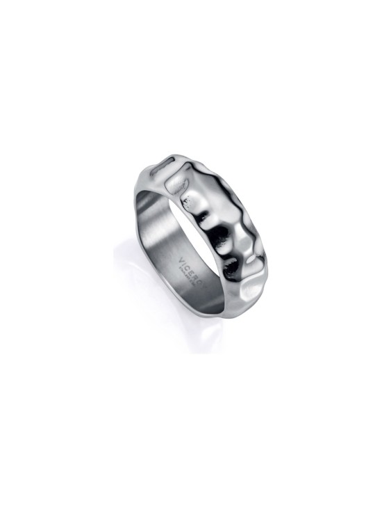 Anillo Viceroy 15164A02600 Hombre Acero Martillado brillo