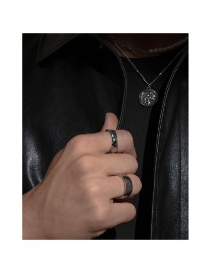 Anillo Viceroy 15164A02600 Hombre Acero Martillado brillo
