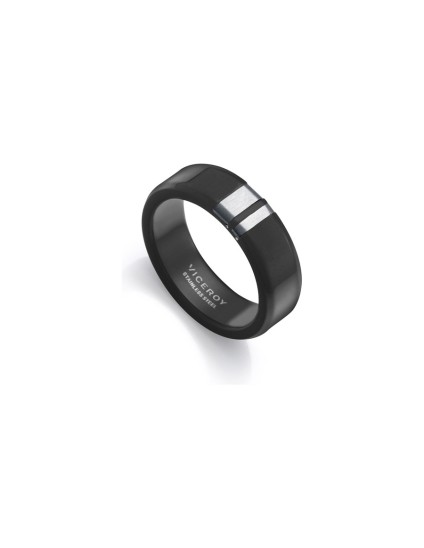 Anillo Viceroy Heat 75403A02010 Hombre Acero IP negro mate