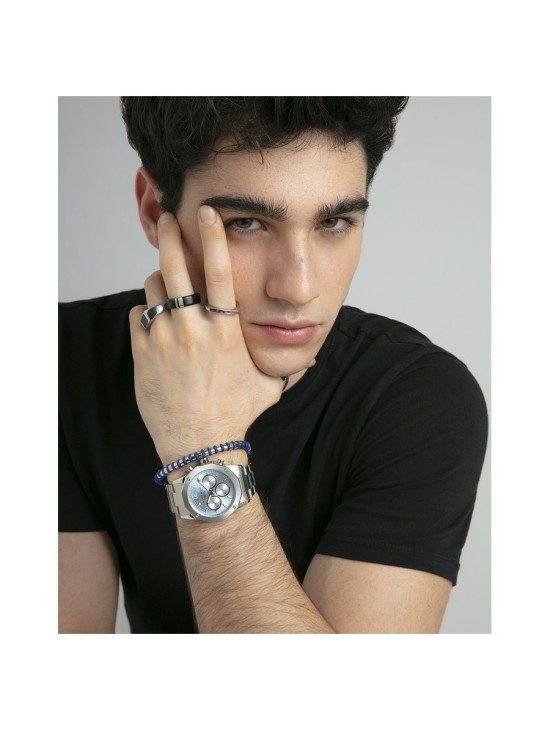 Anel Viceroy Heat 75403A02010 Homem Aço IP Preto Mate