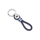 Llavero Viceroy 6403L09019 Hombre Acero con baño IP azul y piel marrón