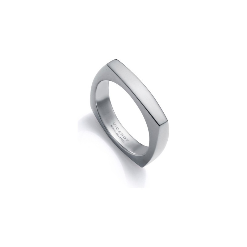Anillo Viceroy Fashion 75406A02600 Hombre Acero pulido plateado