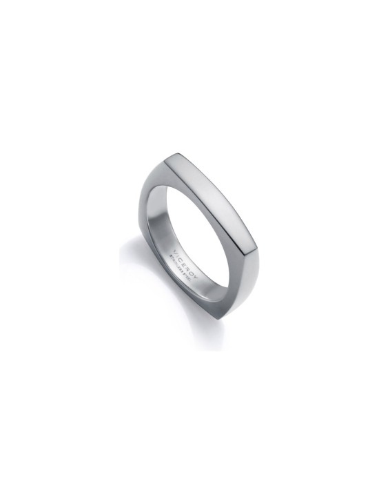 Viceroy Fashion Men's Silver Polished Steel Ring 75406A02600