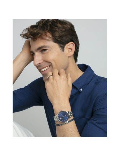Anillo Viceroy 75406A02200 Hombre Acero Plateado Brillo