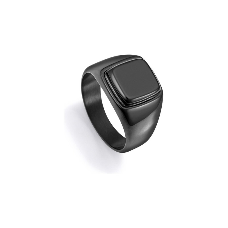 Anillo Sr Fashion 75375A02010 Hombre Acero IP Negro