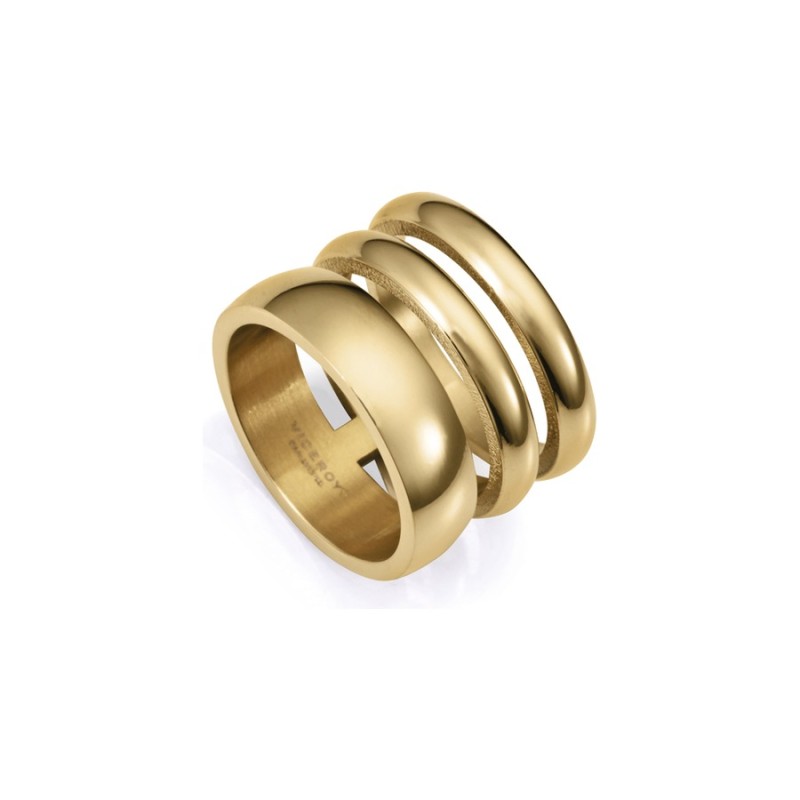 Anillo Viceroy Fashion 75373A01612 Mujer Acero con baño IP Dorado
