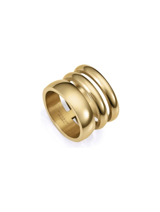 Anillo Viceroy Fashion 75373A01612 Mujer Acero con baño IP Dorado