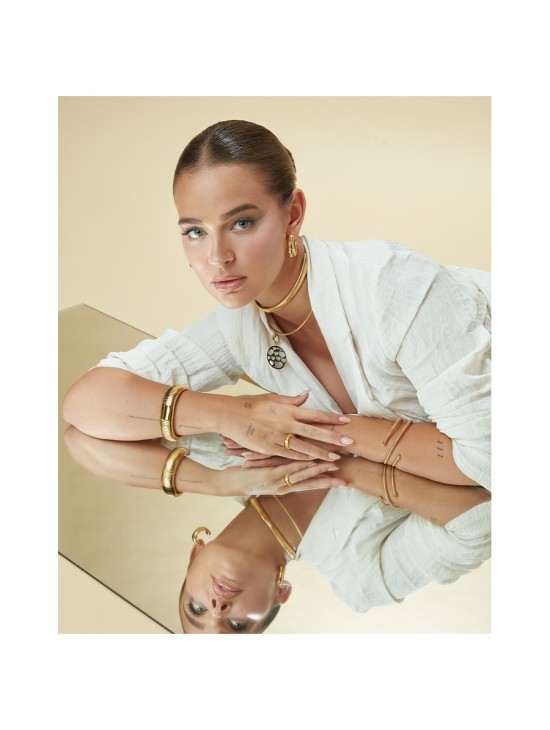 Viceroy 75393A01212 Women's Gold IP Plated Steel Ring