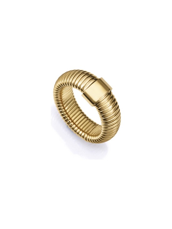 Anillo Viceroy 75393A01812 Mujer Acero con acabado IP dorado