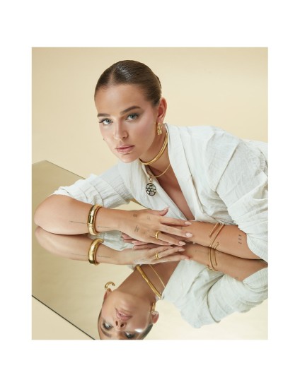 Anillo Viceroy 75393A01812 Mujer Acero con acabado IP dorado