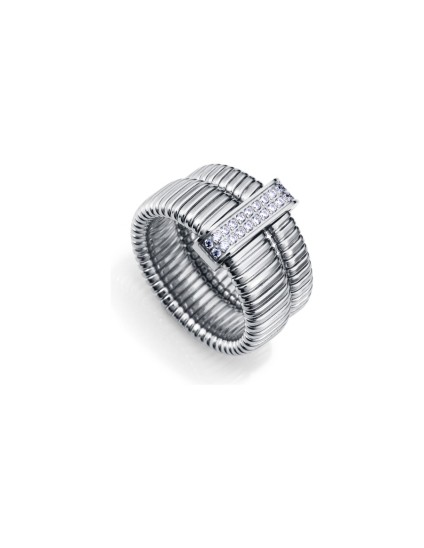 Anillo Viceroy 75392A01200 mujer acero tubogas con circonitas