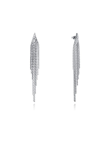 Pendientes Viceroy Fashion 15161E01000 Mujer Acero Plateado con brillo