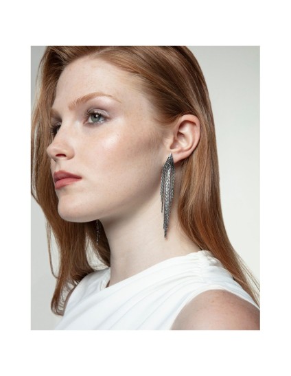 Pendientes Viceroy Fashion 15161E01000 Mujer Acero Plateado con brillo
