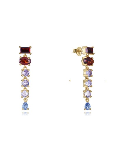 Viceroy Elegant 9100E100-39 Gold-Plated 925 Silver Earrings for Wom