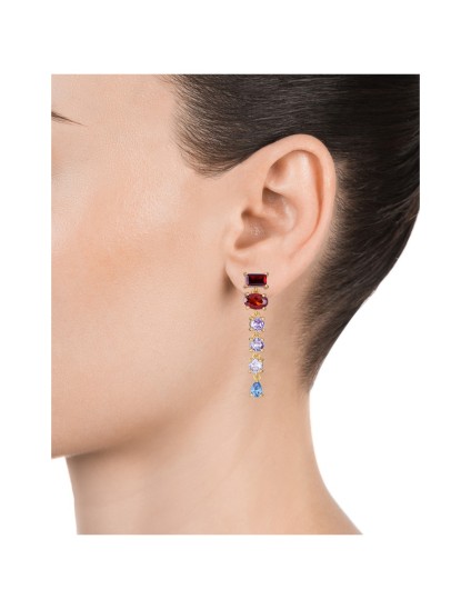 Viceroy Elegant 9100E100-39 Gold-Plated 925 Silver Earrings for Wom