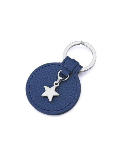 Viceroy 75389L01013 Women's Keychain Blue Steel & Leather Chic